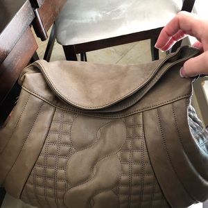 Leather handbag